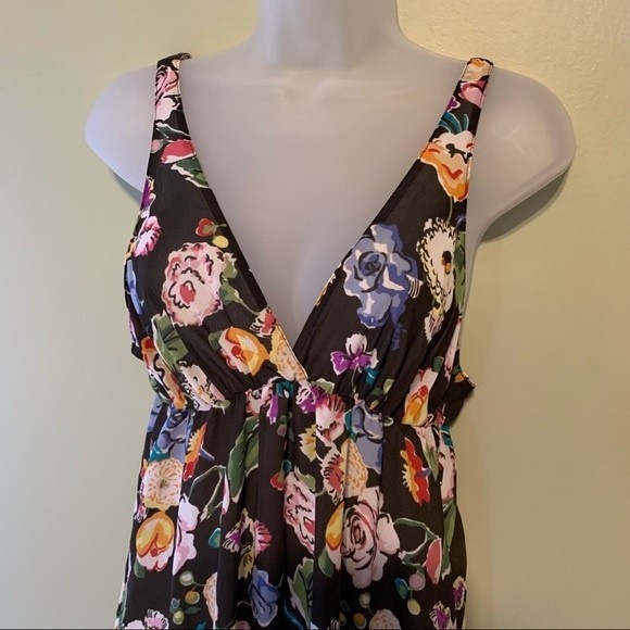 Oscar de l Renta Pink Label Floral Nightgown, Size Medium - Picture 2 of 5